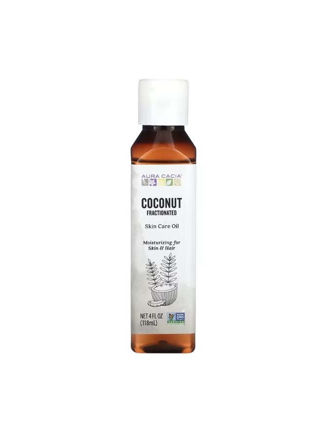 Fractionated Skin Care Oil  Coconut  4 fl oz 118 ml