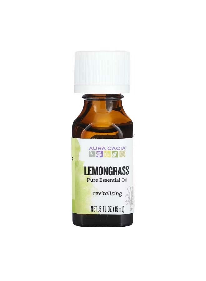 Pure Essential Oil Lemongrass 0.5 fl oz 15 ml