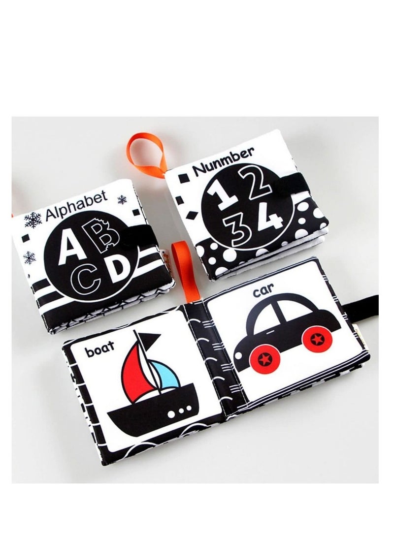 Baby Toys 0 3 6 to 12 Months, Soft Cloth Books for Babies, My First Early Education Toys, Preschool Bath Toys,3 Pack