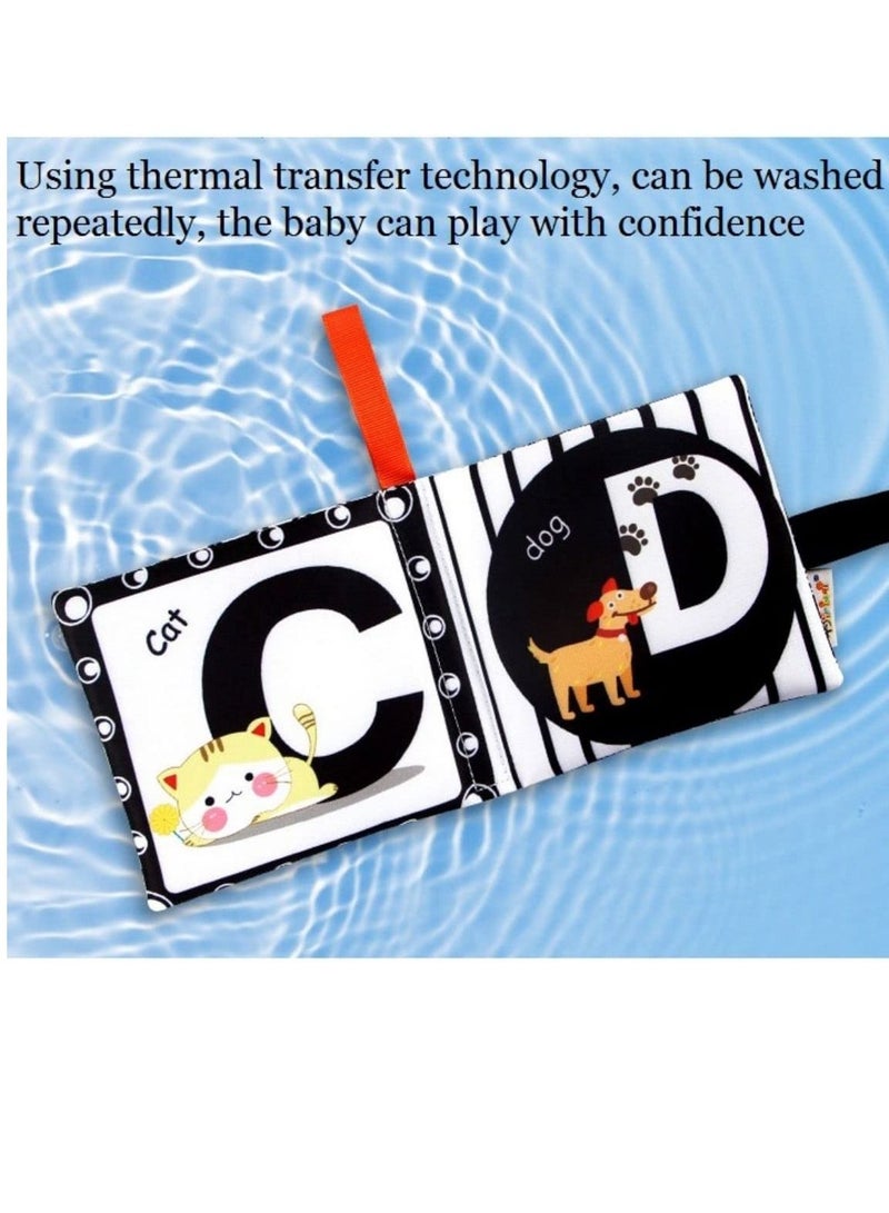 Baby Toys 0 3 6 to 12 Months, Soft Cloth Books for Babies, My First Early Education Toys, Preschool Bath Toys,3 Pack