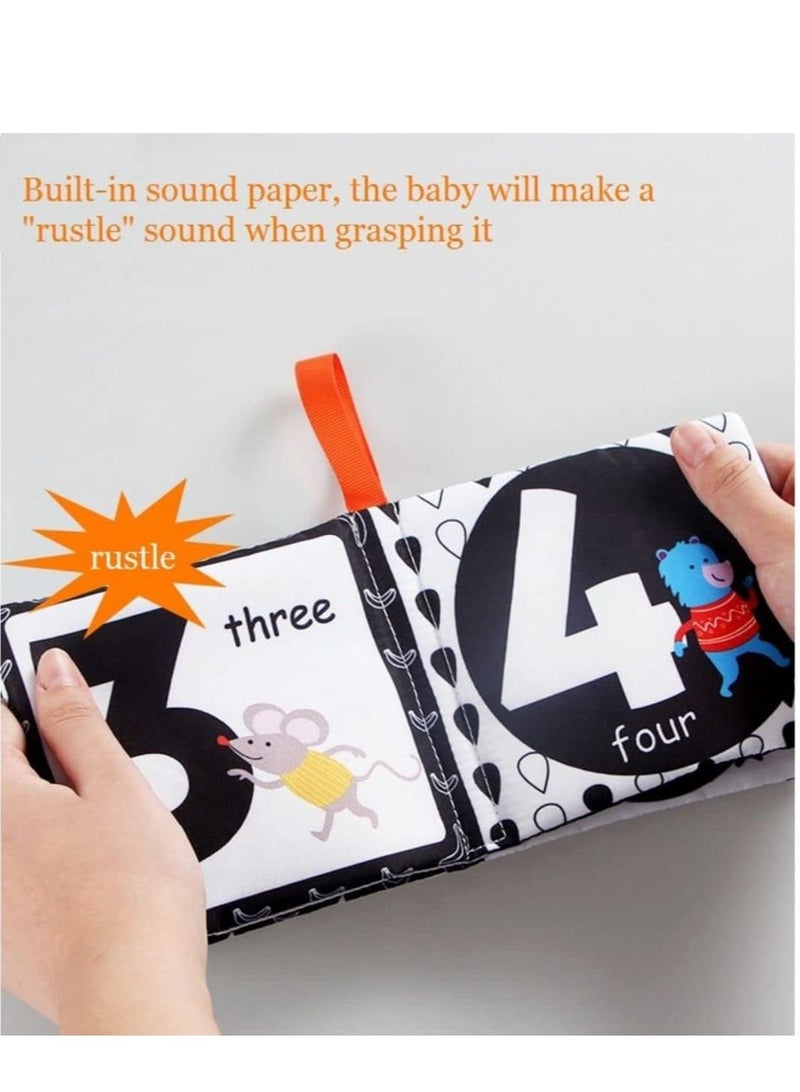Baby Toys 0 3 6 to 12 Months, Soft Cloth Books for Babies, My First Early Education Toys, Preschool Bath Toys,3 Pack