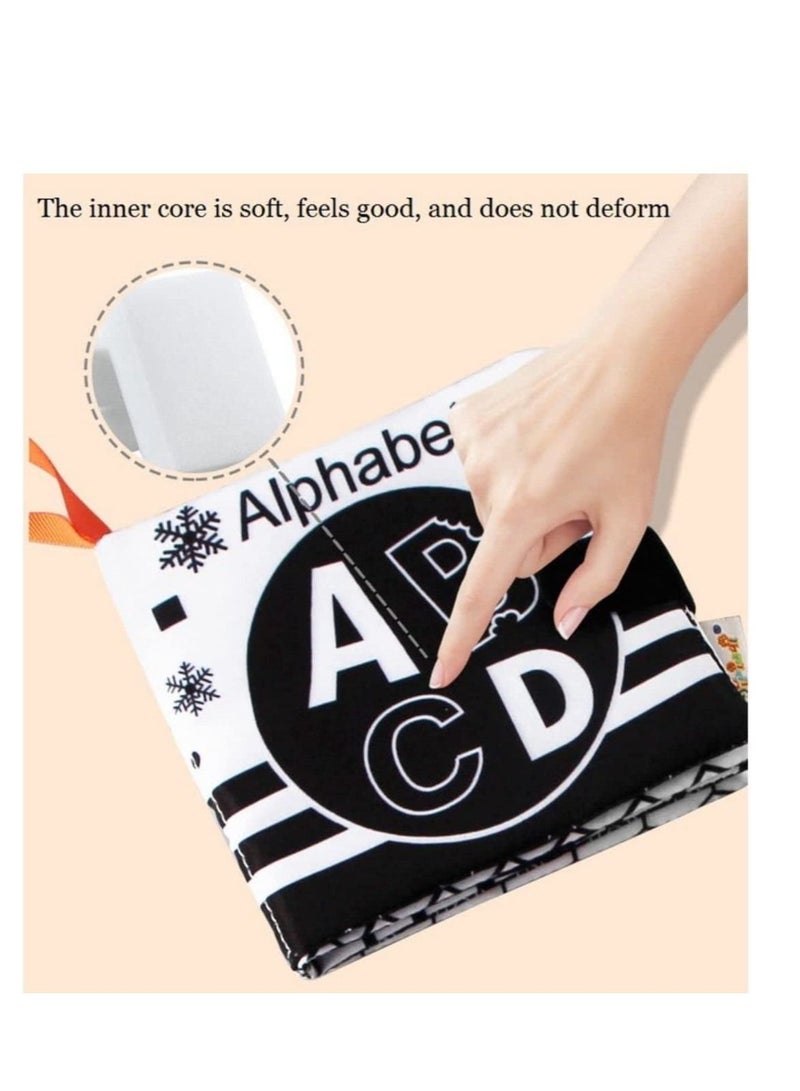 Baby Toys 0 3 6 to 12 Months, Soft Cloth Books for Babies, My First Early Education Toys, Preschool Bath Toys,3 Pack