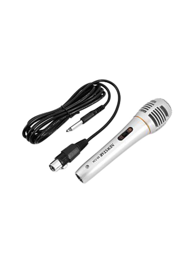 Handheld Wired Microphone 88-C34 White