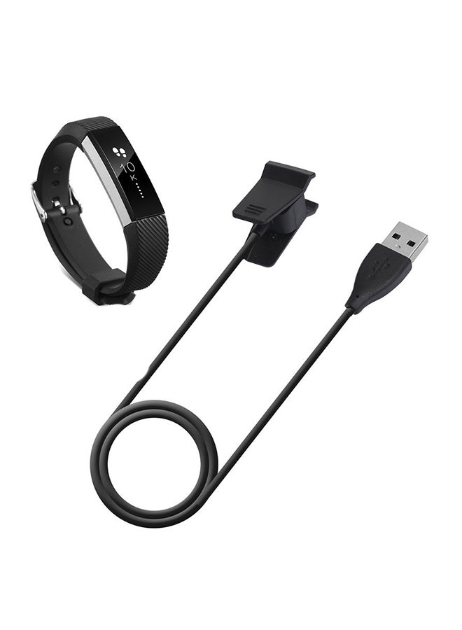 Replacement USB Charger Cable For Fitbit Alta 30centimeter Black