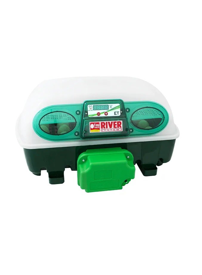 River ET 24 Digital Automatic Incubator  With Ovomatic Egg Turning Unit 24 Eggs (Made in Italy)