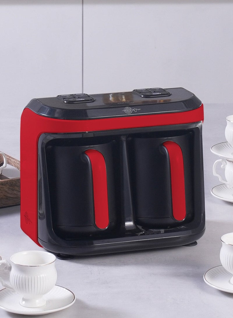 Turkish Coffee Machine 1400 Watt Red