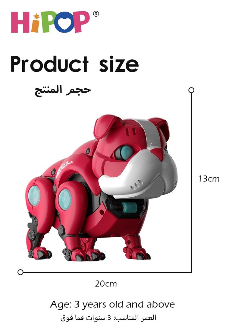 Electric Toy Remote Control Robot Dog Mini,Early Education Children's Toys,Colorful Lighting and Realistic Sound Effects,Children's Voice-Activated Electric Toy