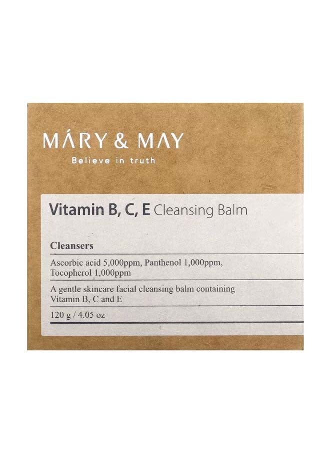 Vitamin B C E Cleansing Balm 4.05 oz 120 g