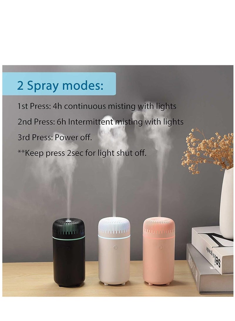 Car Diffuser Humidifier Aromatherapy Essential Oil USB Cool Mist Mini Portable for Home Office Bedroom
