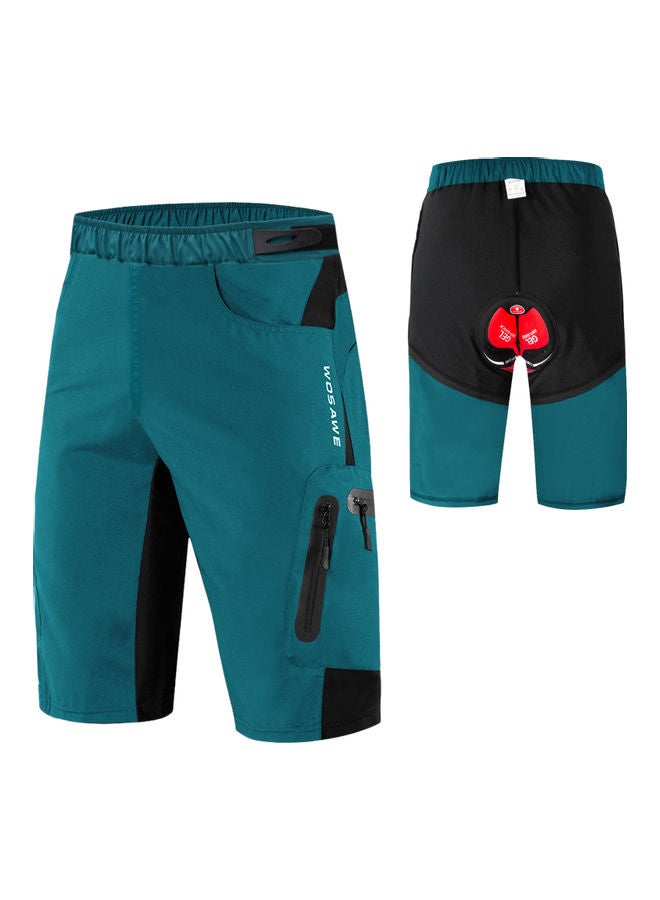Breathable Gel-Padded 2-In-1 Cycling Shorts