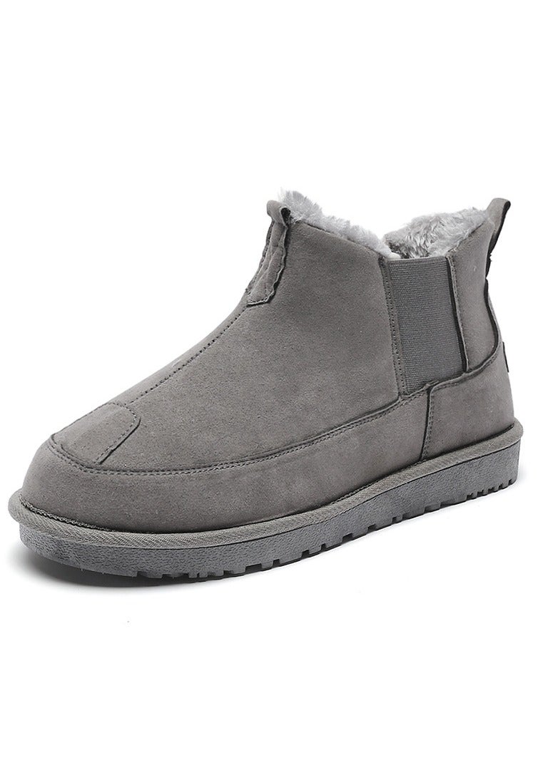 Men's Outdoor Fashion High Top Casual Boots Plush Insulation