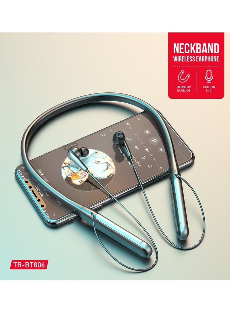 Trands Neckband Bluetooth Wireless Earphone BT806
