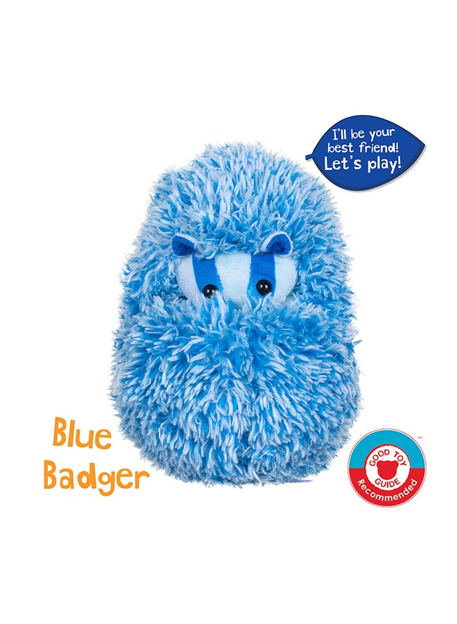 Curlimals Interactive Plush Soft Toys For Kids - Blue