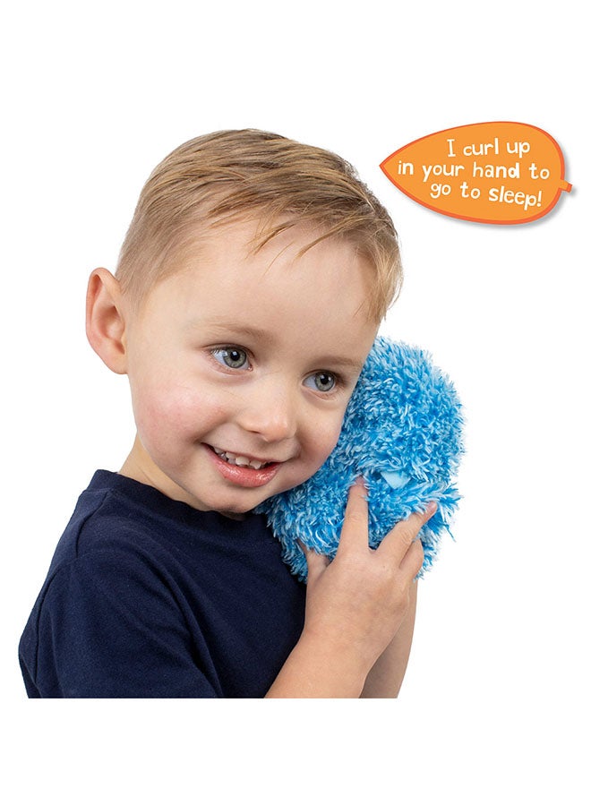 Curlimals Interactive Plush Soft Toys For Kids - Blue