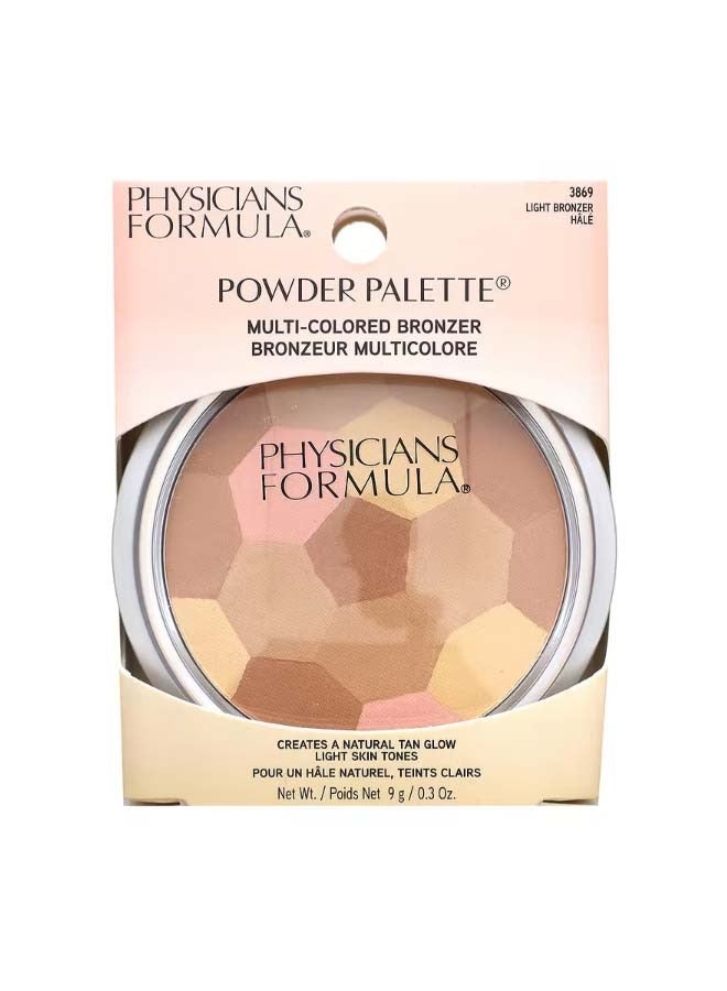 Powder Palette MultiColored Bronzer Light Bronzer 0.3 oz 9 g