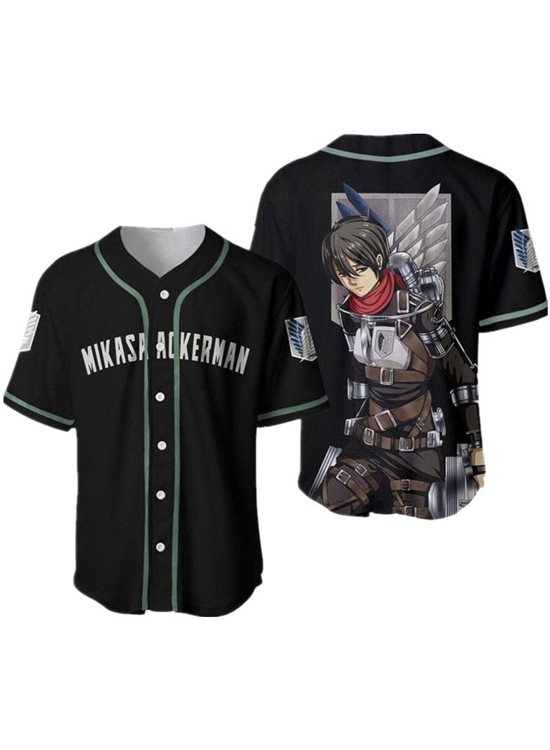 The Giant Series 3D Digital Printed Cardigan Short Sleeve