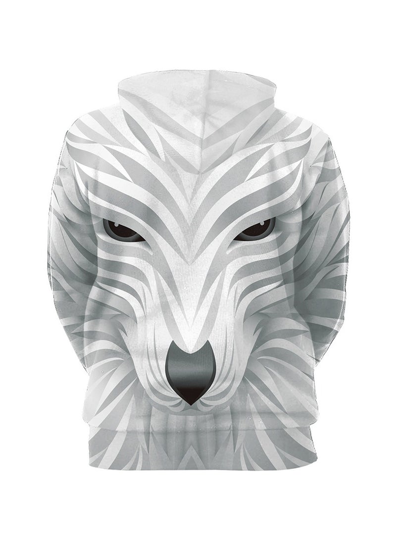 3D Creative Abstract Three-dimensional Animal Print Hoodie