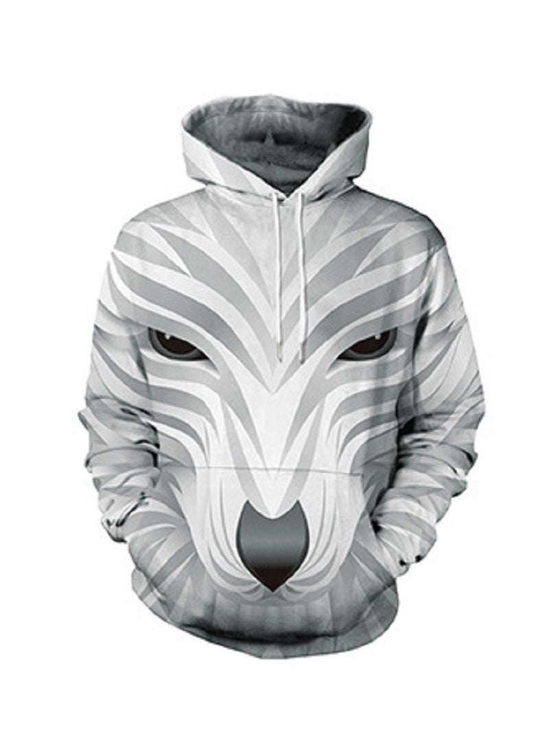 3D Creative Abstract Three-dimensional Animal Print Hoodie