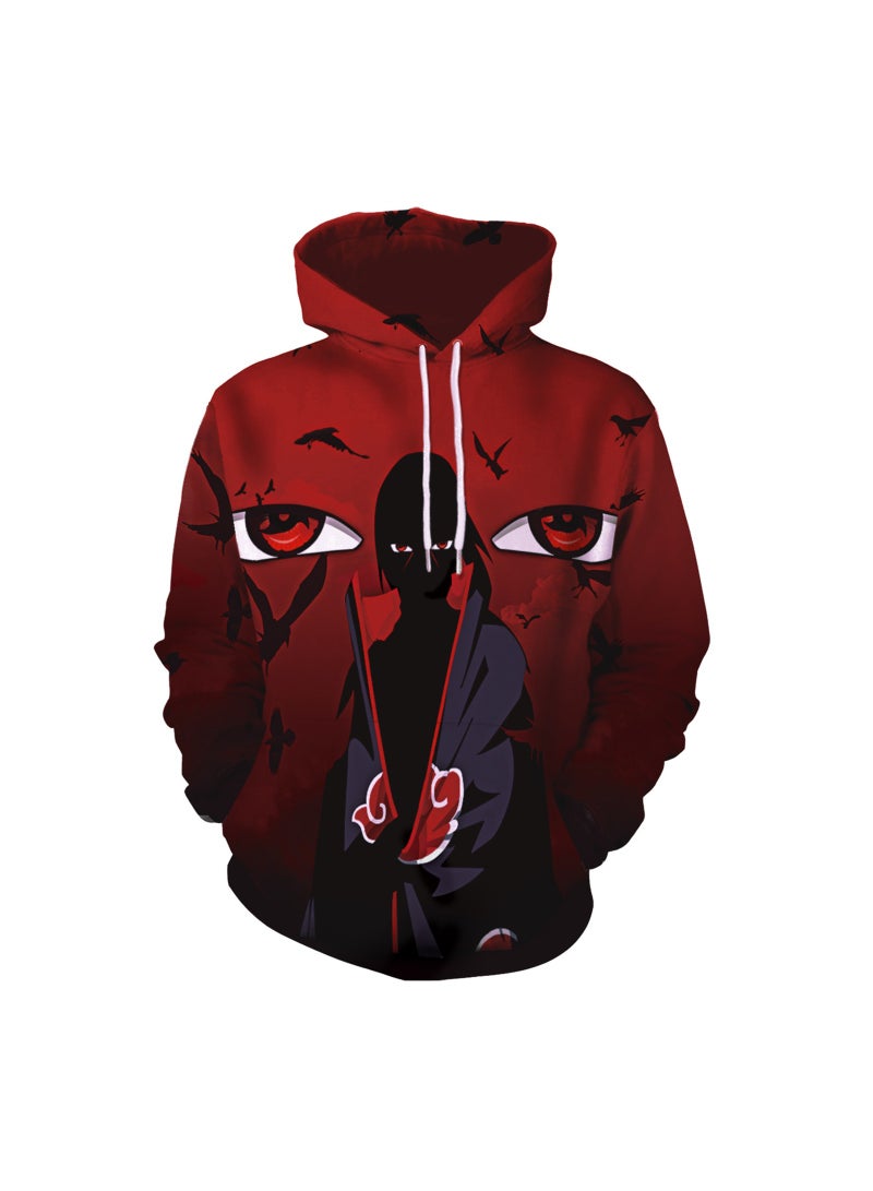 Anime Character Naruto Naruto Sasuke 3D Printed Digital Printed Hoodie