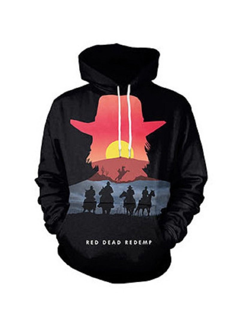 Wilderness Escort 2 RED DEAD REDEMPTION 2 3D Digital Printed Hooded Sweater