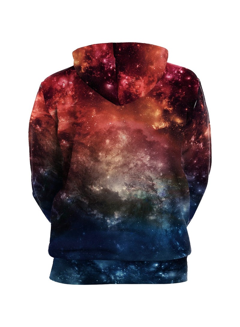 Hip-hop Punk Digital Printed Oversized Hoodie