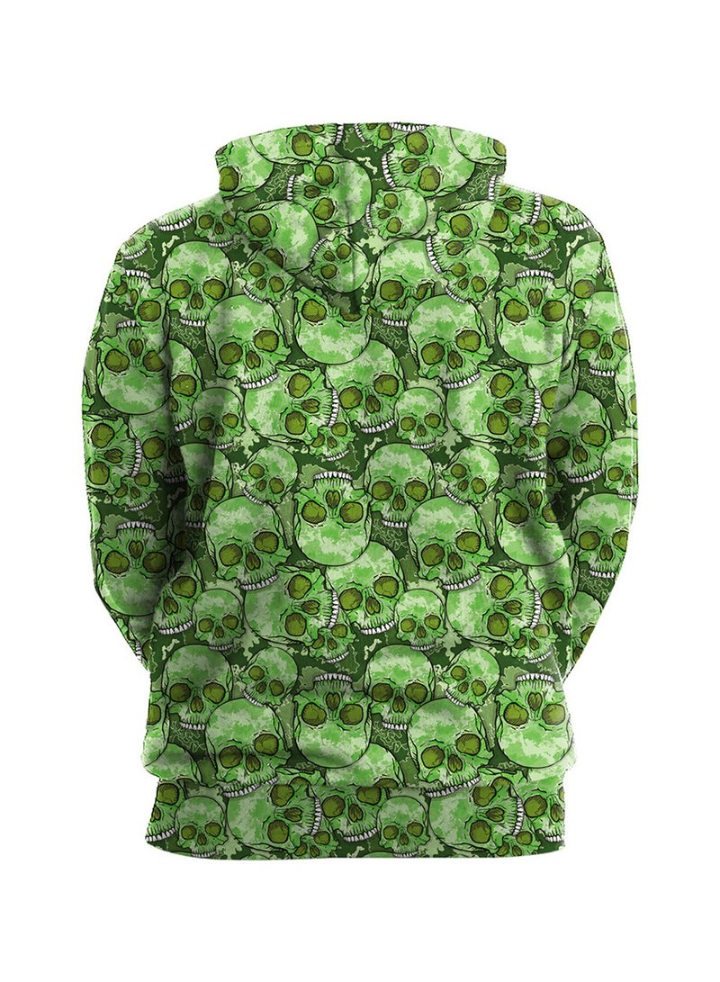 Hip-hop Punk Digital Printed Oversized Hoodie