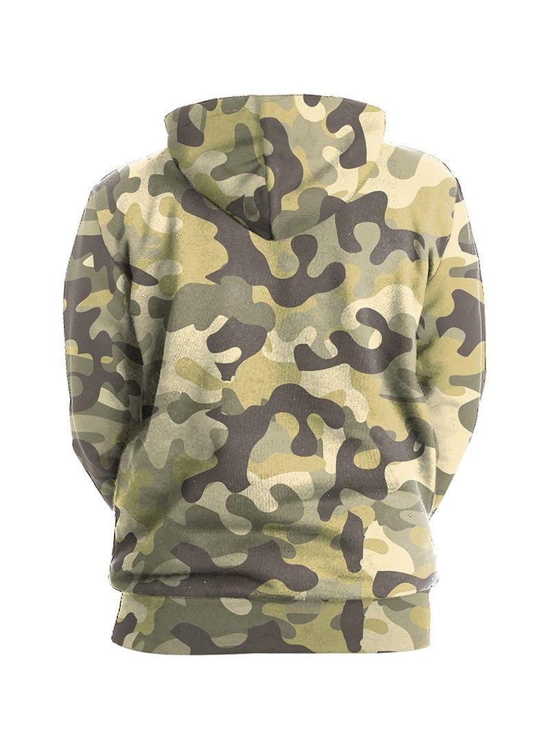 Hip-hop Punk Digital Printed Oversized Hoodie