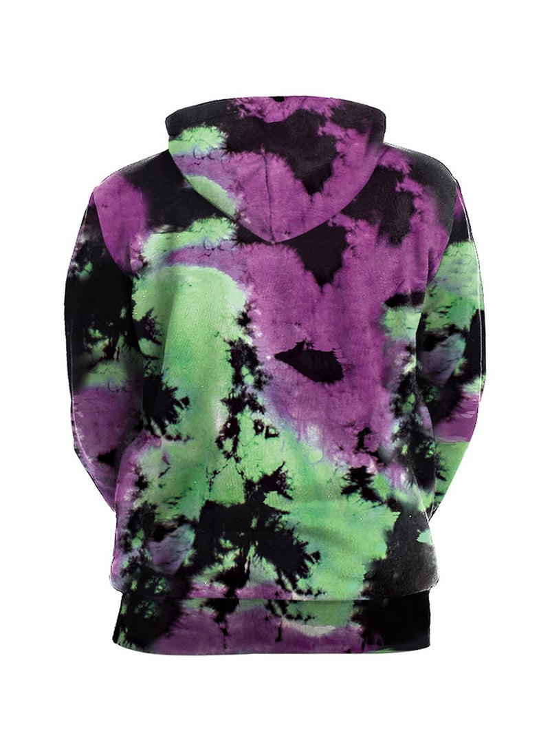 Hip-hop Punk Digital Printed Oversized Hoodie