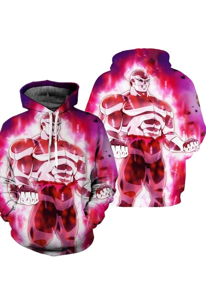 Seven Dragon Ball Wukong 3D Digital Printed Sweater Loose Hooded