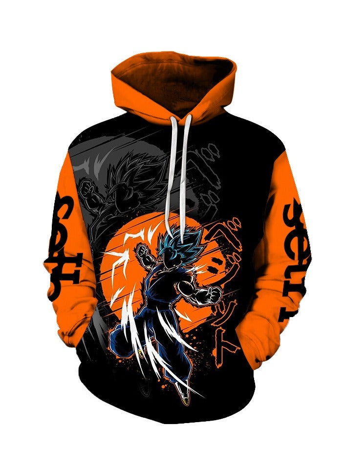 Seven Dragon Ball Wukong 3D Digital Printed Sweater Loose Hooded