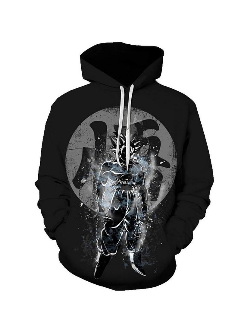 Seven Dragon Ball Wukong 3D Digital Printed Sweater Loose Hooded