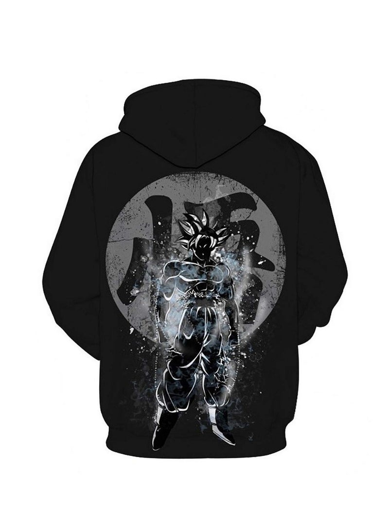 Seven Dragon Ball Wukong 3D Digital Printed Sweater Loose Hooded