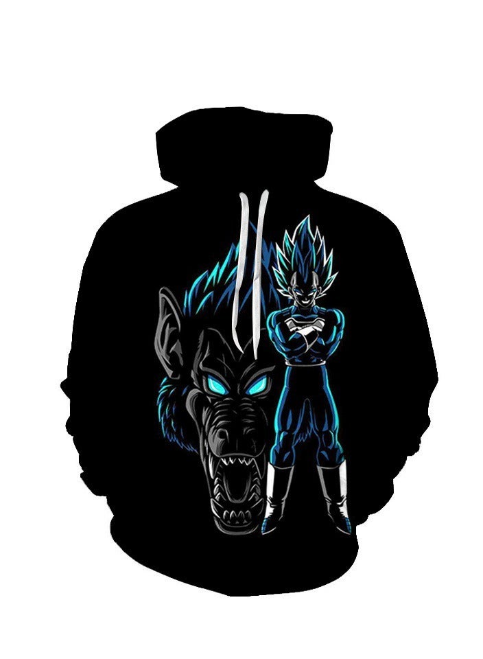 Seven Dragon Ball Wukong 3D Digital Printed Sweater Loose Hooded