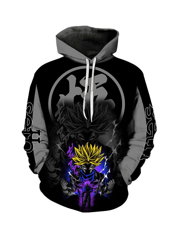 Seven Dragon Ball Wukong 3D Digital Printed Sweater Loose Hooded