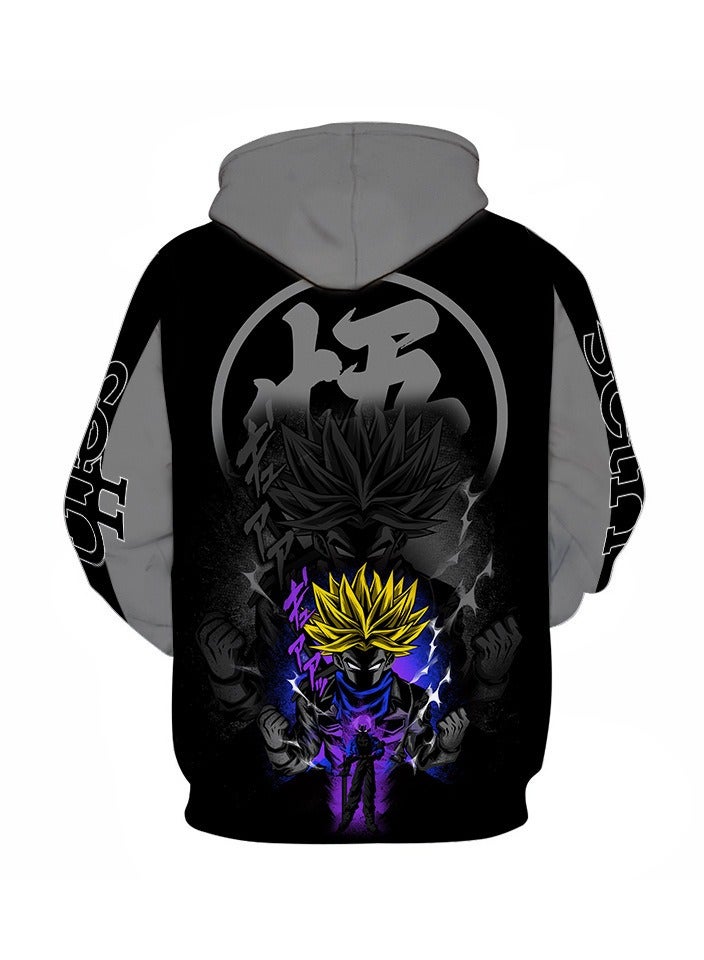 Seven Dragon Ball Wukong 3D Digital Printed Sweater Loose Hooded