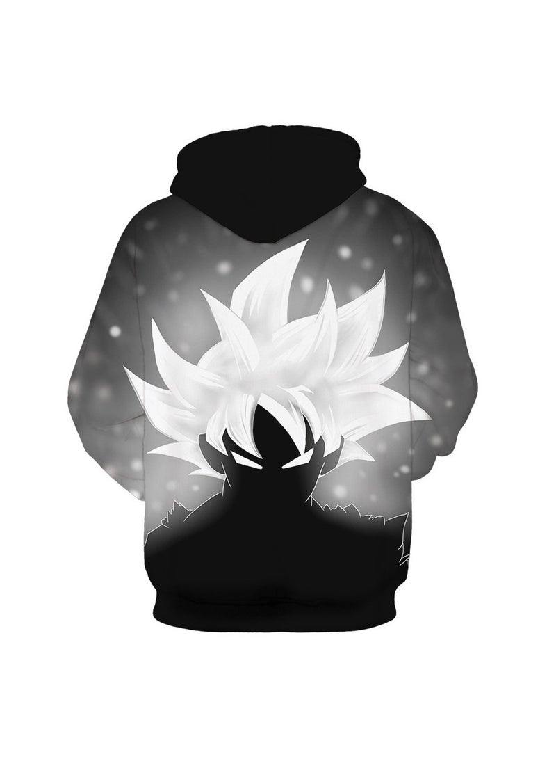 Seven Dragon Ball Wukong 3D Digital Printed Sweater Loose Hooded