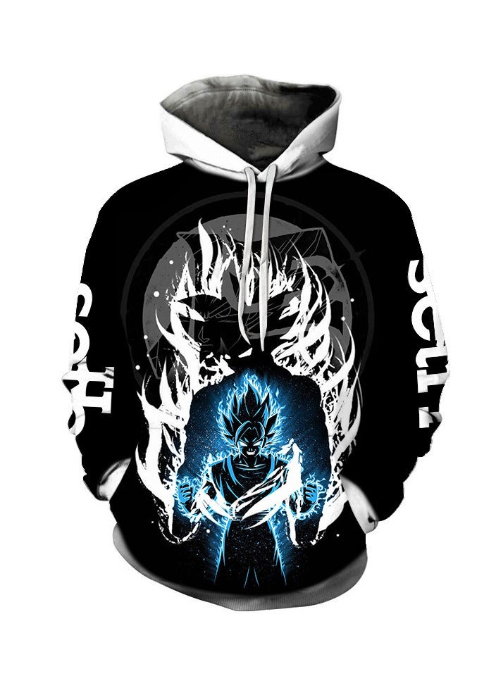 Seven Dragon Ball Wukong 3D Digital Printed Sweater Loose Hooded
