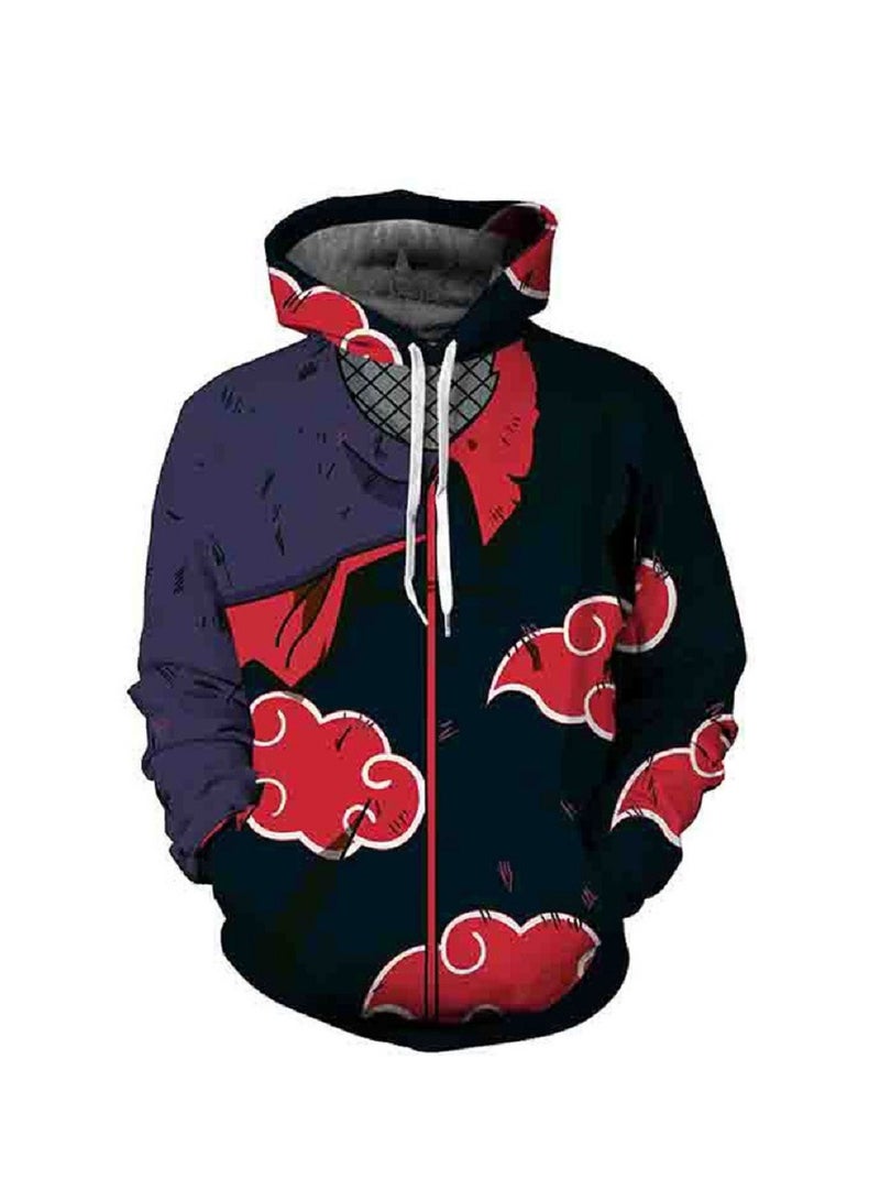 Anime Surrounding Naruto COS Xiao Organization Yuzhi Bo Itachi Hooded Sweater