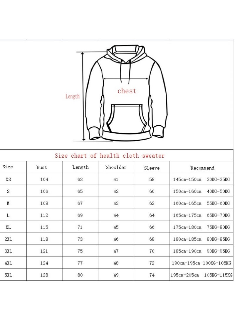 Barbie Digital Printed Coswear Loose Hooded Sweater