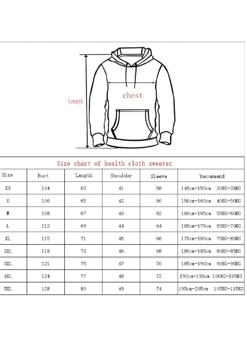 Barbie Digital Printed Coswear Loose Hooded Sweater