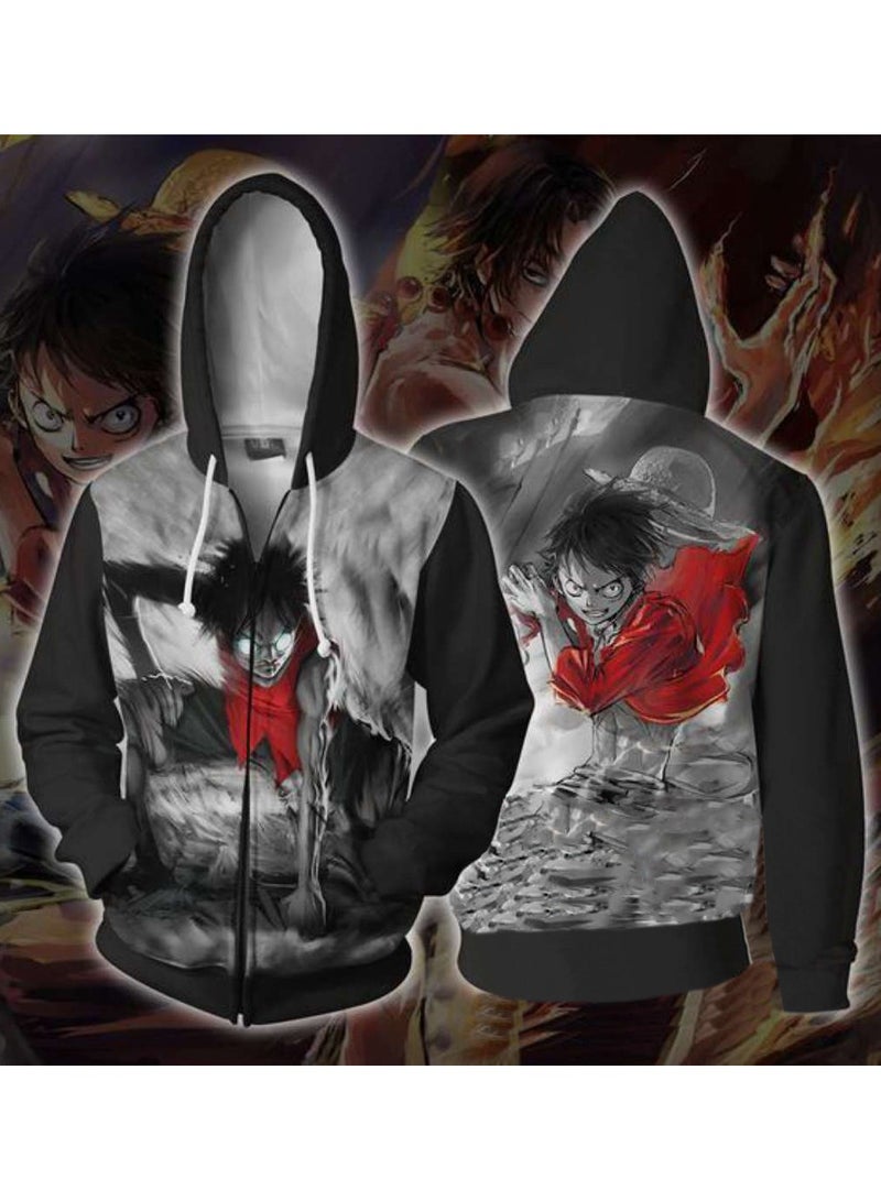 Riman Pirate King Series 3D Digital Printed Hoodie