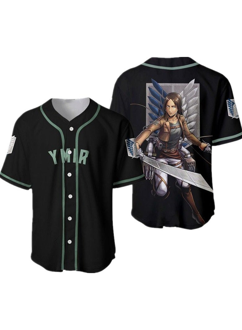 The Giant Series 3D Digital Printed Cardigan Short Sleeve