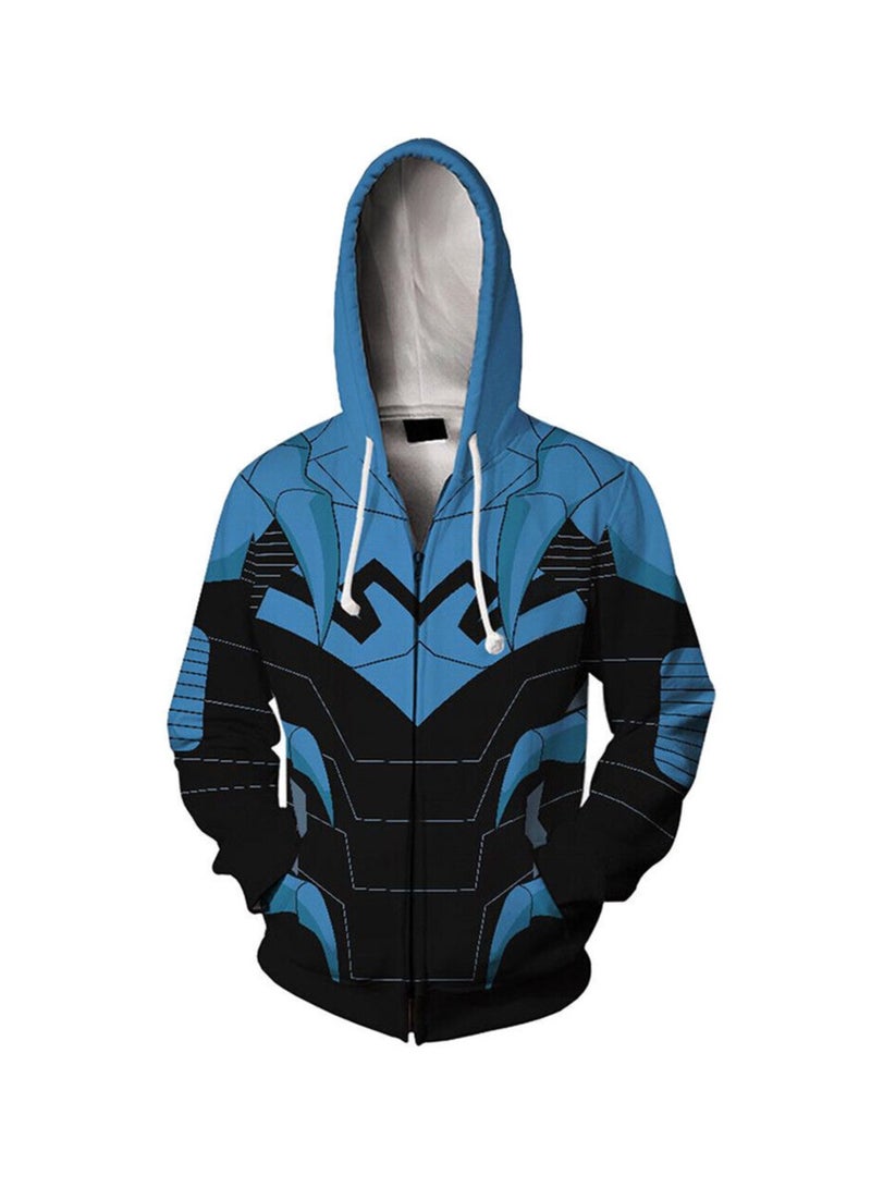 DC Blue Beetle Super Hero 3D Digital Printed Hoodie