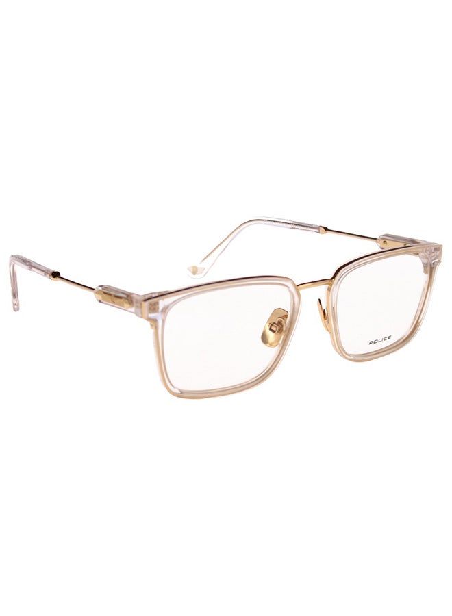 Men's Square Eyeglass Frame - VPLF09 300Y 53 - Lens Size: 53 Mm