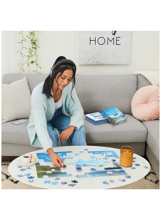 300Piece Calm Jigsaw Puzzle For Relaxation Stress Relief And Mood Elevation For Adults And Kids Ages 8 And Up Jasper Lake