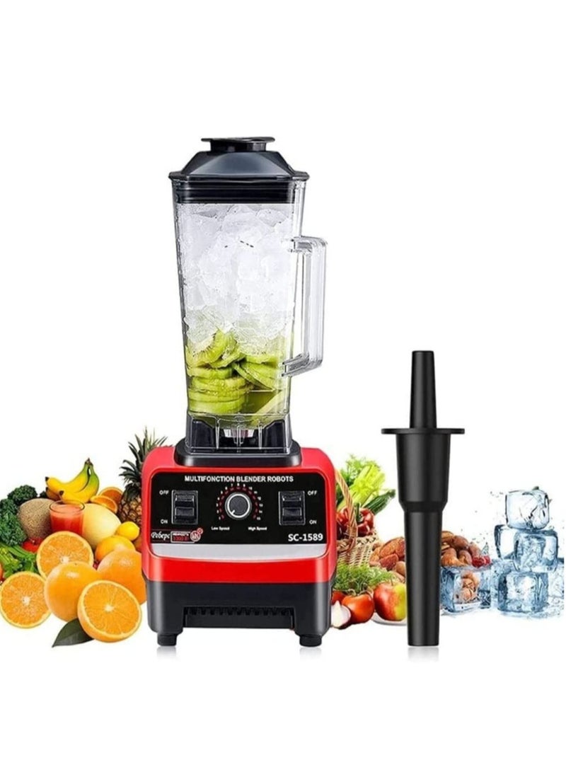 Silver Crest 4500w Heavy Duty Commercial Grade Blender With 2 Jars (Sc-1589, Multicolour )