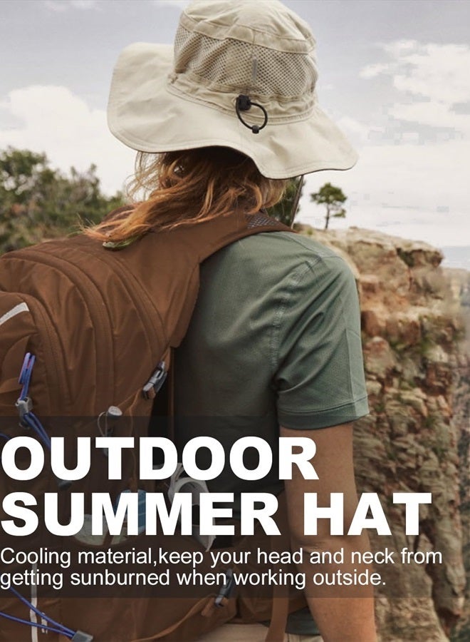 Mini Size Boonie Sun Hats,Cooling Gardening/Garden Hat for Miniature Heads,Summer Hats for Hiking Camping Fishing Safari