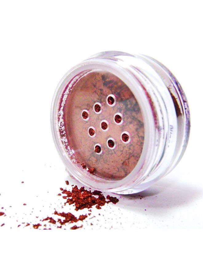 ª Beautiful Brown Brass Loose Powder Mineral Glitter Single Pot Eyeshadow Dust Pigments; Talc, Paraben & Cruelty Free, No Animal Testing