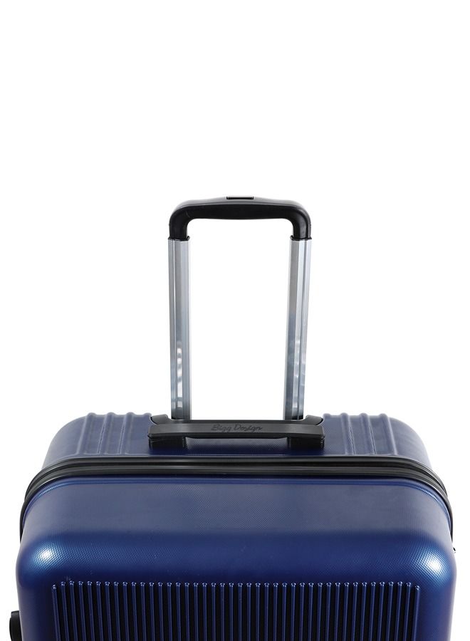 3-Piece ABS Hardshell Luggage Sets (20/24/28 inch), 360° Double Spinner Wheels, TSA Lock System, Cabin Trolley Carryon Travel Luggage Set, Made in Turkey, Travel Suitcase – Navy Blue