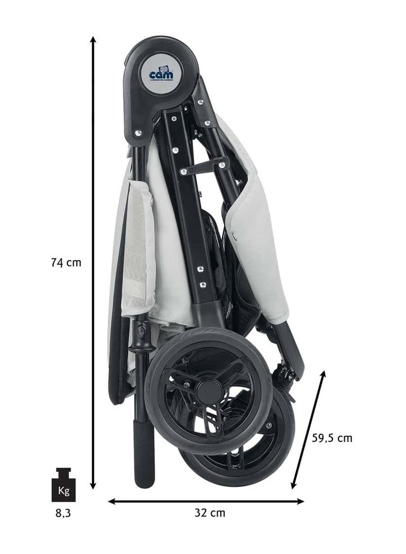 Stroller Met - Grey
